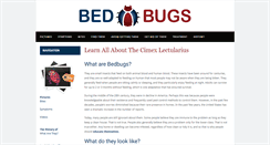 Desktop Screenshot of bedbugs.org
